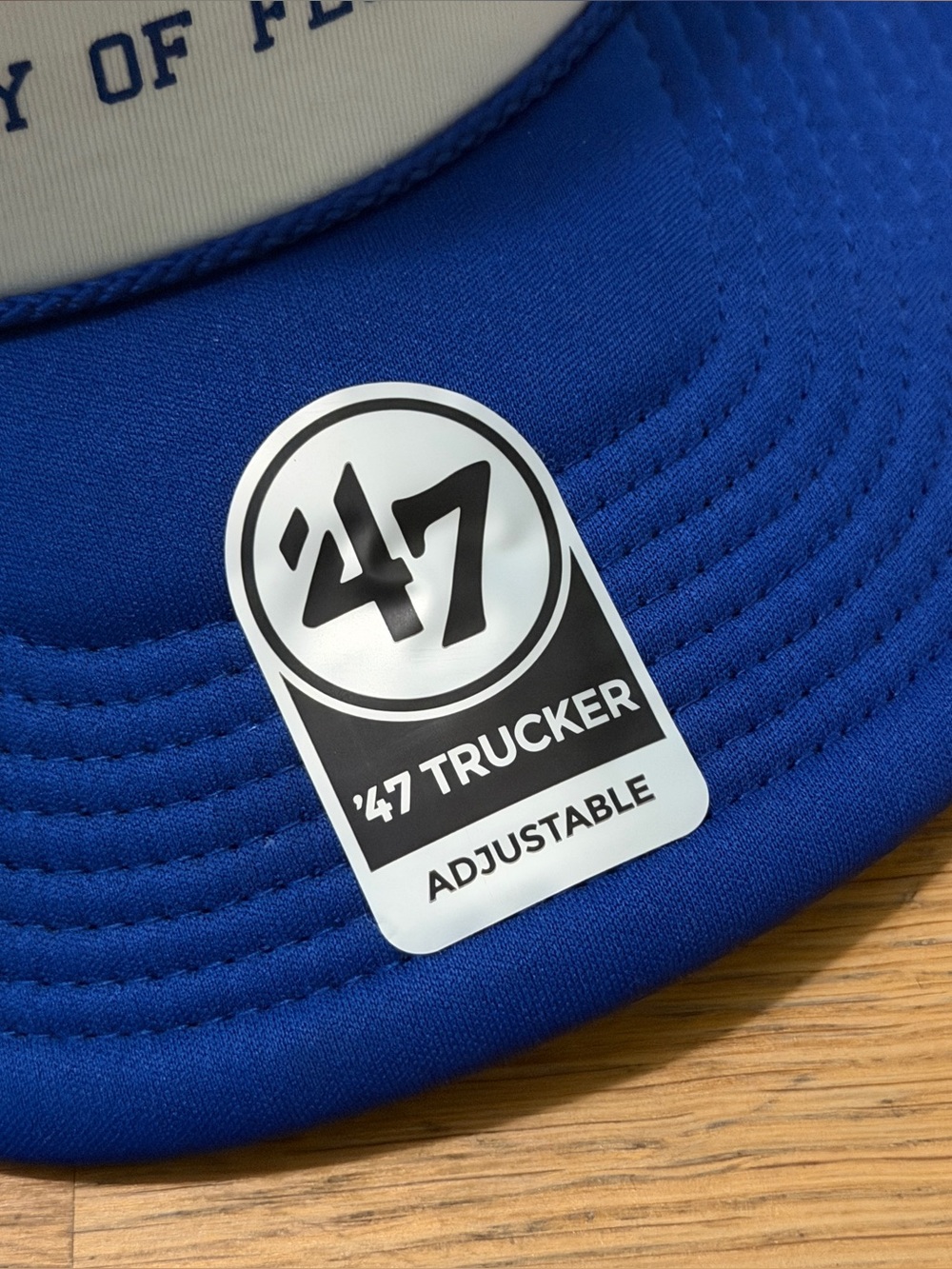47 Blue University of Florida Gators The Swamp Mesh Trucker Hat NEW - Picture 7 of 10